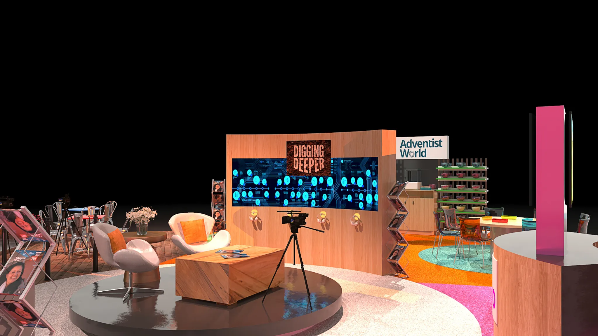 30x30 Île booth design by Reaction Space